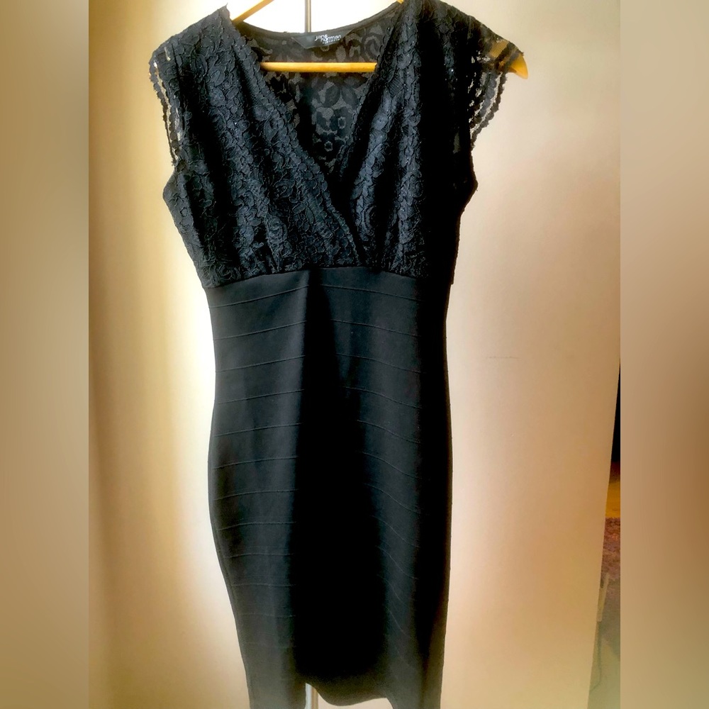 Body con black dress